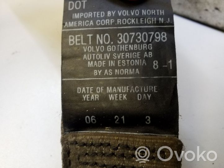 Volvo C70 Ceinture de sécurité arrière 30730798