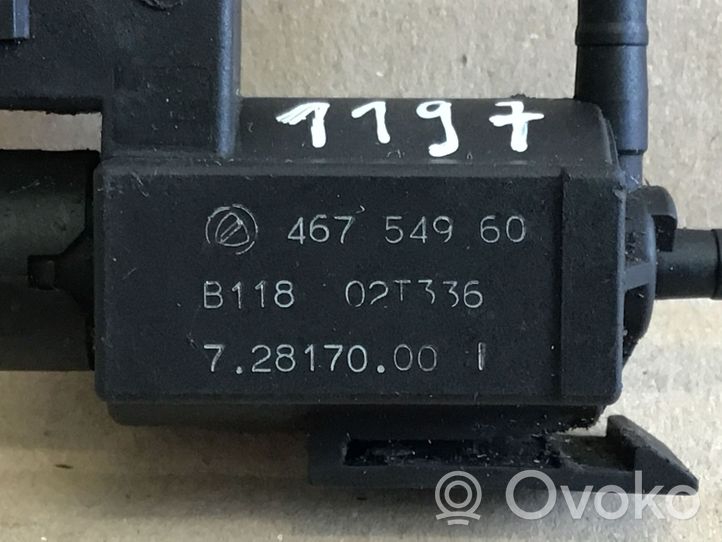 Opel Corsa C Turboahtimen magneettiventtiili 46754960