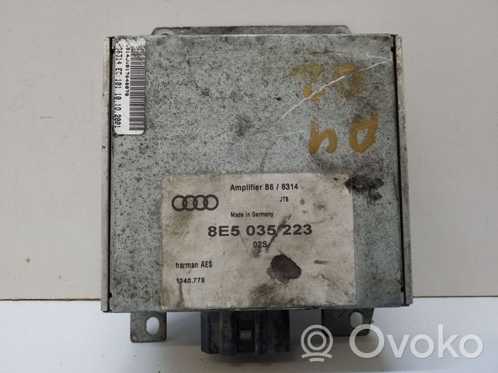 Audi A4 S4 B6 8E 8H Amplificateur de son 8E5035223