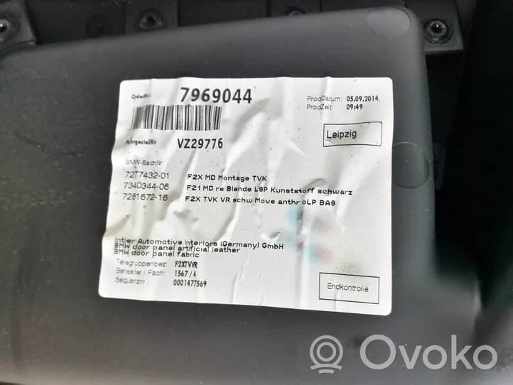 BMW 2 F22 F23 Verkleidung Tür vorne 7268404