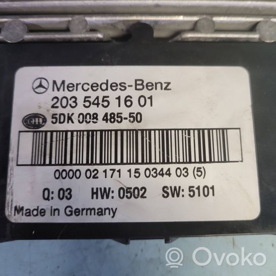 Mercedes-Benz C W203 Skrzynka bezpieczników / Komplet 2035451601