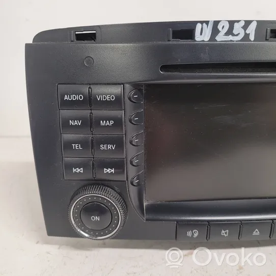 Mercedes-Benz R W251 Radio/CD/DVD/GPS-pääyksikkö A2518200979