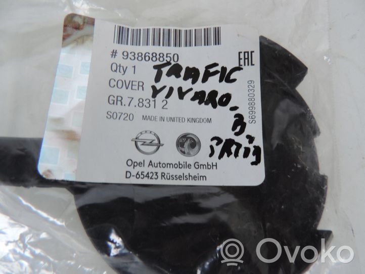 Opel Vivaro Tappo/coprigancio di traino anteriore 93868850