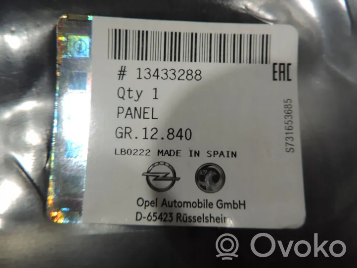 Opel Corsa D Parcel shelf load cover trim 13180938