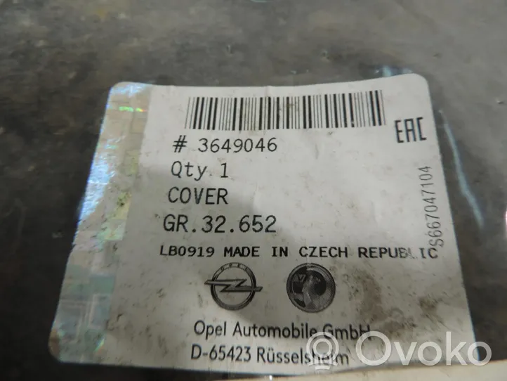 Opel Crossland X Couvercle cache moteur 9808963280