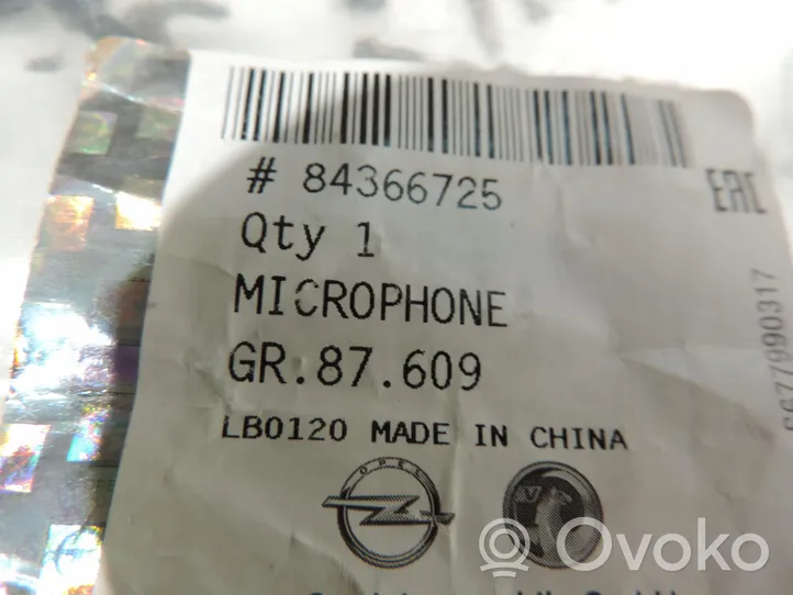 Opel Zafira C Microphone (bluetooth/phone) 84366725