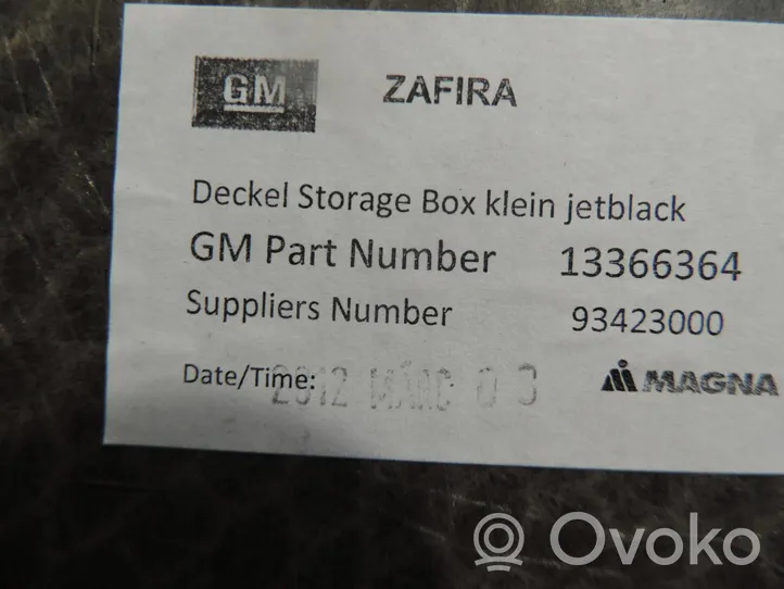 Opel Zafira C Tavaratilan säilytyslokero 13366364