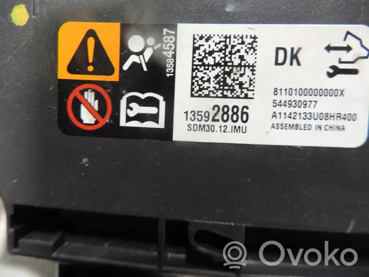 Opel Mokka Module de contrôle airbag 13592886