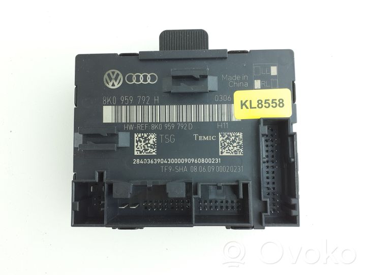 Audi A6 S6 C6 4F Durų elektronikos valdymo blokas 8K0959792H