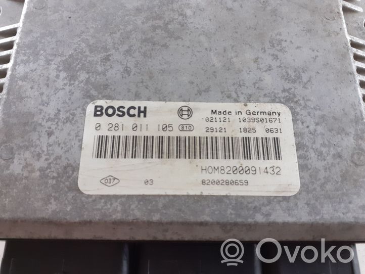 Opel Movano A Calculateur moteur ECU 8200091432