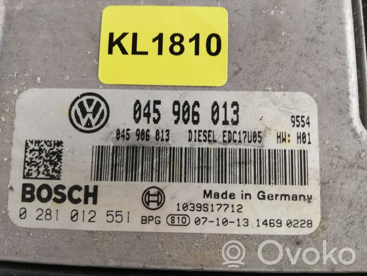 Skoda Fabia Mk2 (5J) Sterownik / Moduł ECU 045906013