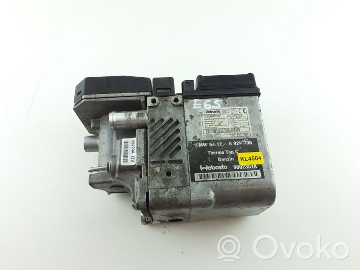 BMW 7 E65 E66 Unité de préchauffage auxiliaire Webasto 6925736