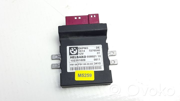 BMW X5 E70 Degvielas sūkņa vadības bloks 7276046