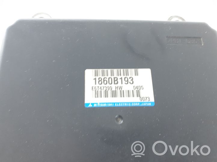 Mitsubishi Outlander Calculateur moteur ECU 1860B193