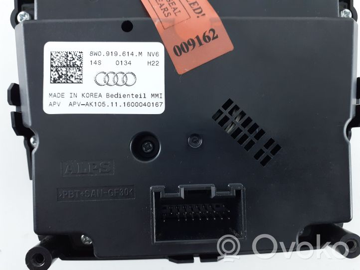 Audi A4 S4 B9 Console centrale, commande de multimédia l'unité principale 8W0919614M