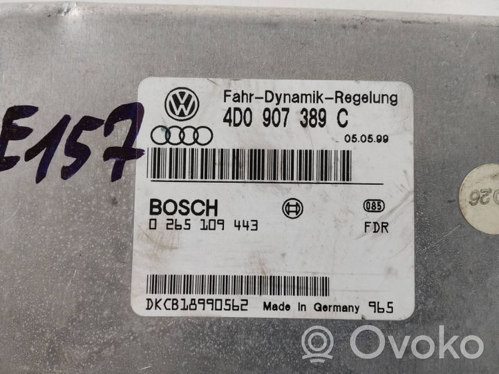 Audi A8 S8 D2 4D Šviesų modulis 4D0907389C