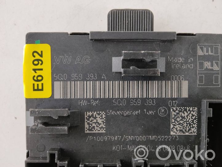 Audi A3 S3 8V Centralina/modulo portiere 5Q0959393A