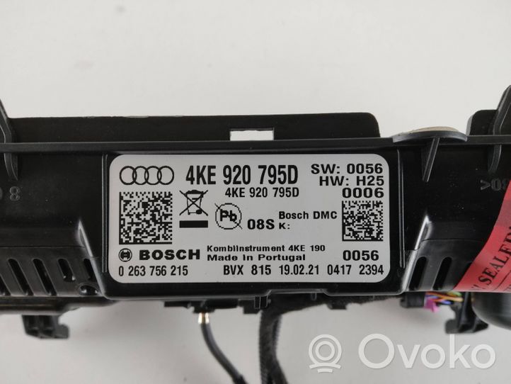 Audi e-tron Compteur de vitesse tableau de bord 4KE920795D