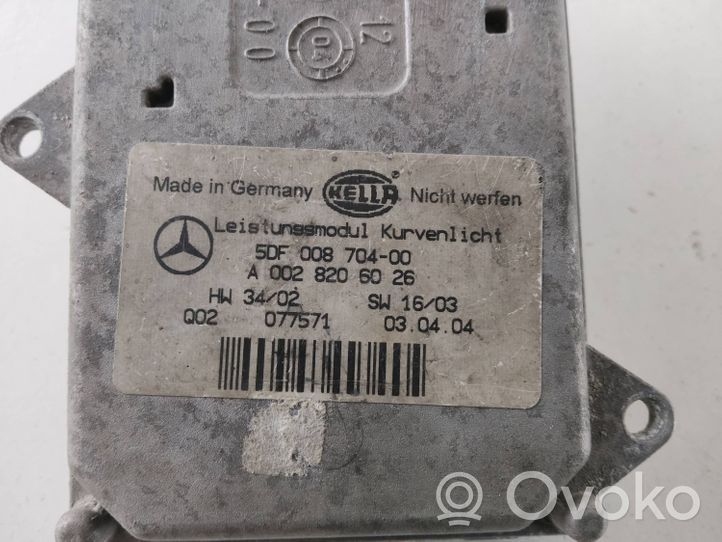 Mercedes-Benz R W251 Moduł poziomowanie świateł Xenon A0028206026