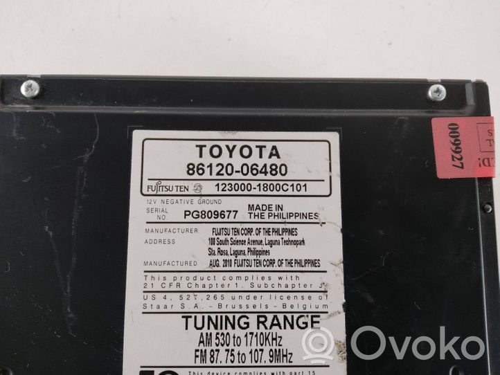 Toyota Camry Unité principale radio / CD / DVD / GPS 8612006480