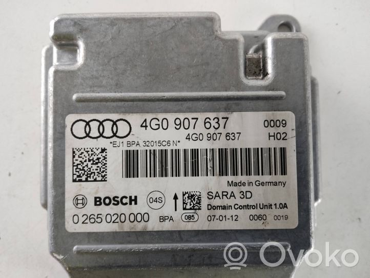 Audi A6 S6 C7 4G Sensore di imbardata accelerazione ESP 4G0907637