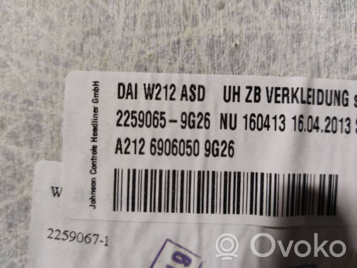 Mercedes-Benz E W212 Kattoverhoilu A2126906050