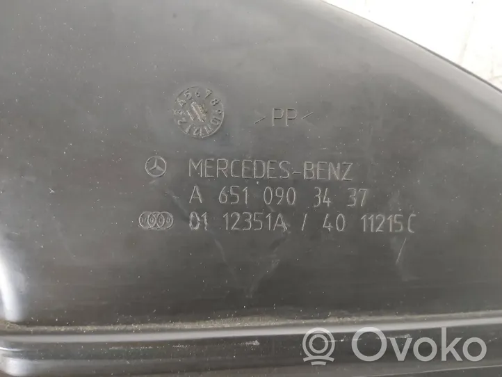 Mercedes-Benz E C207 W207 Parte del condotto di aspirazione dell'aria A6510903437