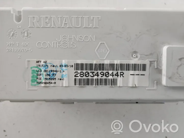 Renault Megane III Monitori/näyttö/pieni näyttö 280349044R