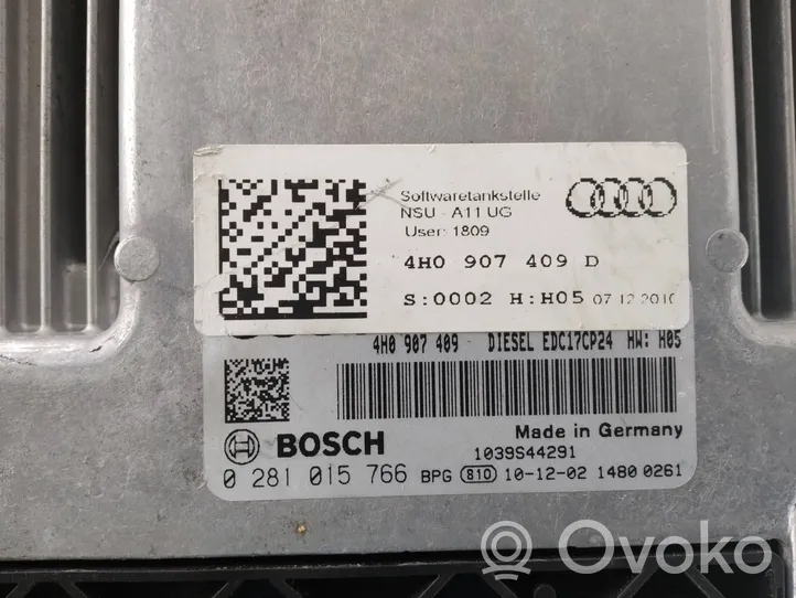 Audi A8 S8 D4 4H Centralina/modulo del motore 4H0907409D