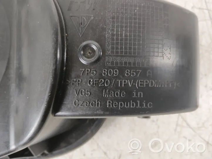 Porsche Cayenne (92A) Bouchon, volet de trappe de réservoir à carburant 7P5809857A