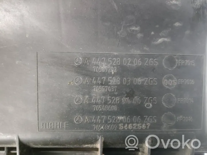 Mercedes-Benz Vito Viano W447 Oro filtro dėžė A4475280206