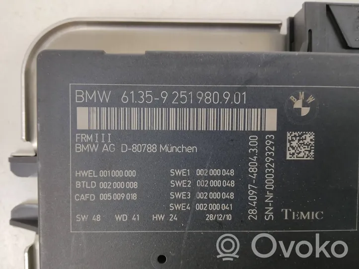 BMW X3 F25 Module d'éclairage LCM 9251980