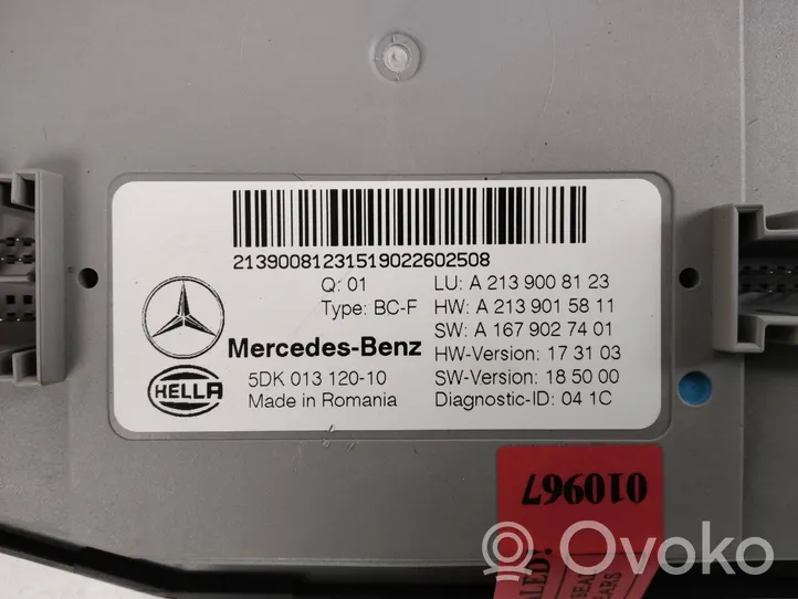 Mercedes-Benz E W213 SAM valdymo blokas A2139008123
