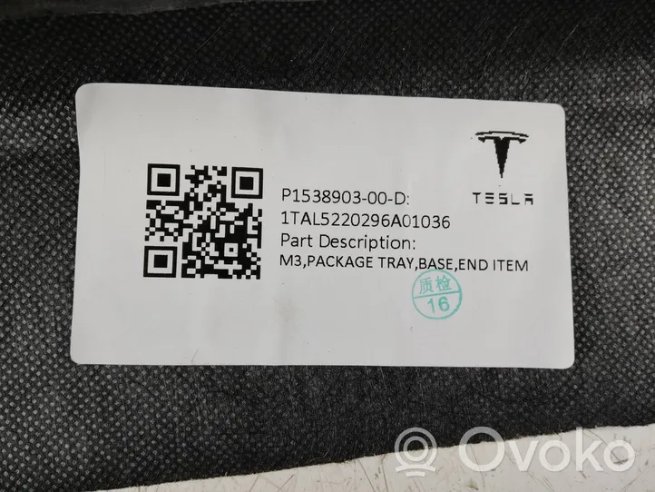 Tesla Model 3 Hutablage 153890300D