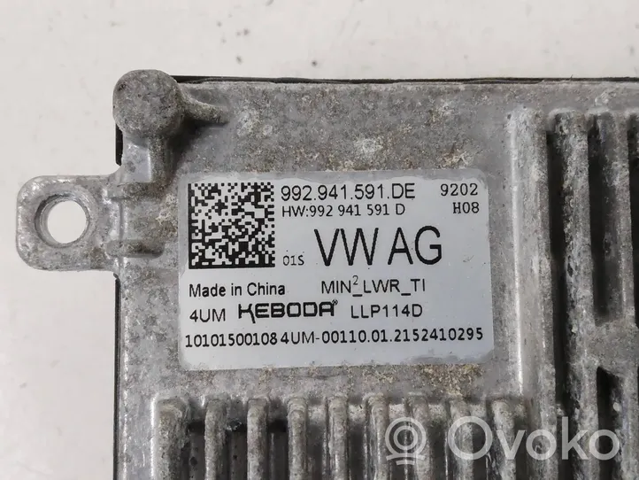 Volkswagen ID.3 Moduł sterujący statecznikiem LED 992941591DE