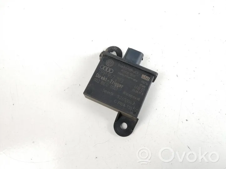 Volkswagen Touareg II Tire pressure control unit 7PP907283