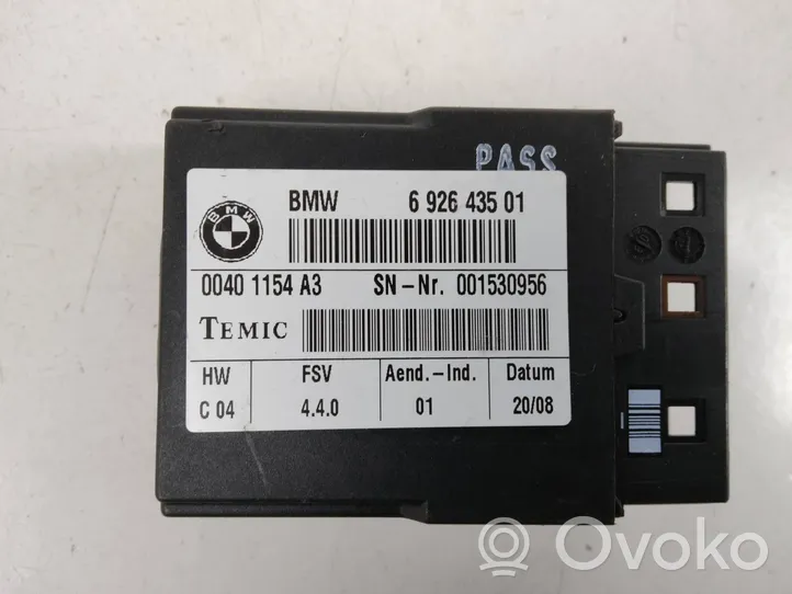BMW 3 E90 E91 Istuimen säädön moduuli 6926435