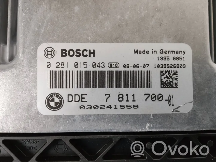 BMW 3 E90 E91 Calculateur moteur ECU 7811700