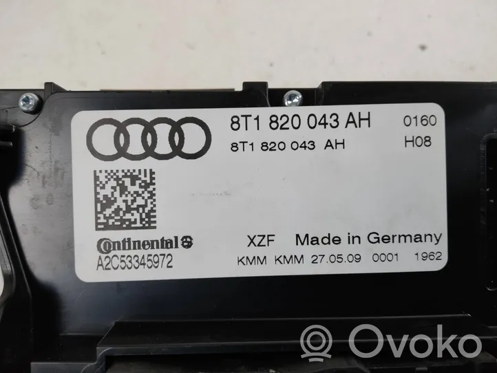 Audi A4 S4 B8 8K Centralina del climatizzatore 8T1820043AH