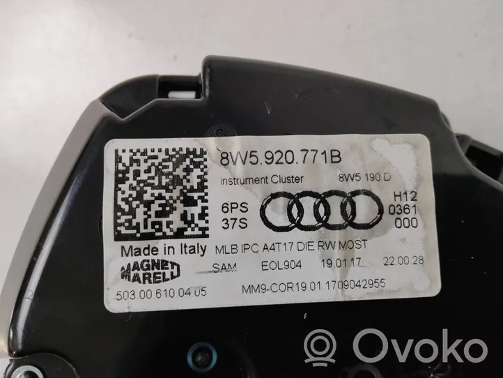 Audi A4 S4 B9 Спидометр (приборный щиток) 8W5920771B