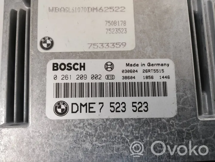 BMW 7 E65 E66 Calculateur moteur ECU 7523523