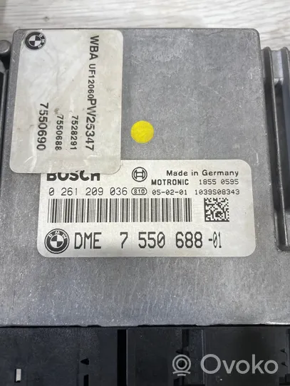 BMW 1 E81 E87 Sterownik / Moduł ECU 7550688