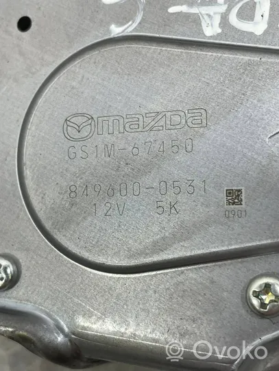 Mazda 6 Moteur d'essuie-glace arrière GS1M67450
