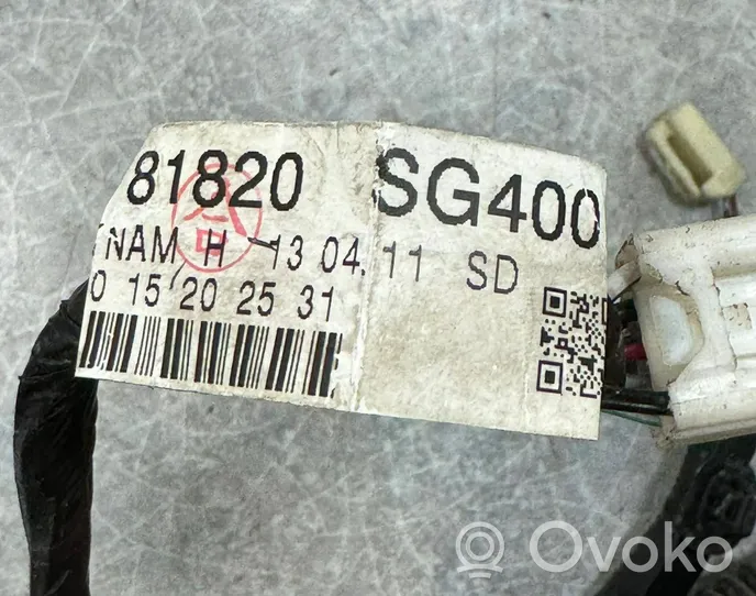 Subaru Forester SJ Front door wiring loom 81820SG400