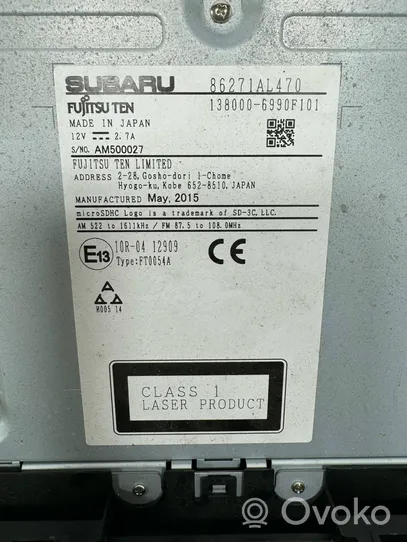 Subaru Outback (BS) Panel / Radioodtwarzacz CD/DVD/GPS 86271AL470