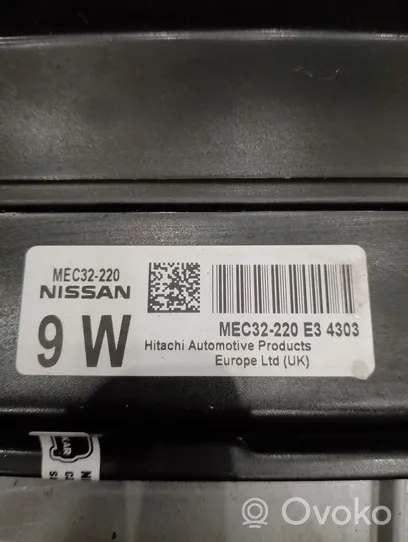 Nissan Almera N16 Unité de commande, module ECU de moteur MEC32-220