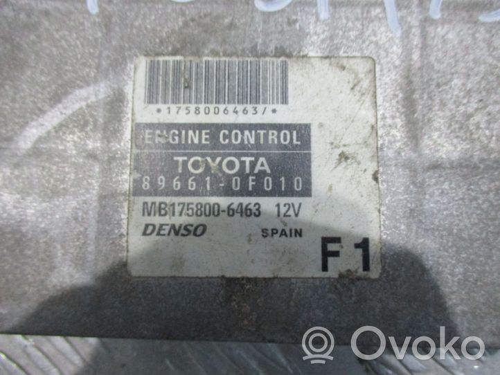 Toyota Corolla Verso AR10 Kit centralina motore ECU e serratura 