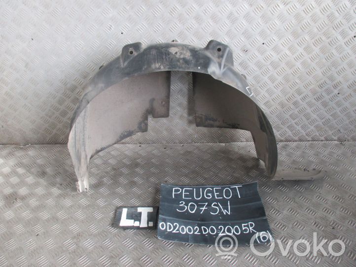 Peugeot 307 Rivestimento paraspruzzi parafango posteriore 