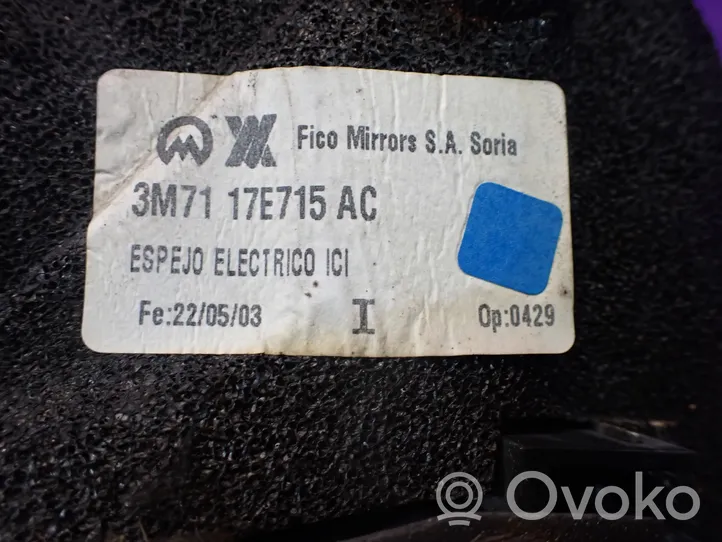 Mazda 323 F Rétroviseur électrique de porte avant 3M7117E715AC