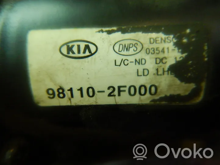 KIA Cerato Tiranti e motorino del tergicristallo anteriore 981102F000